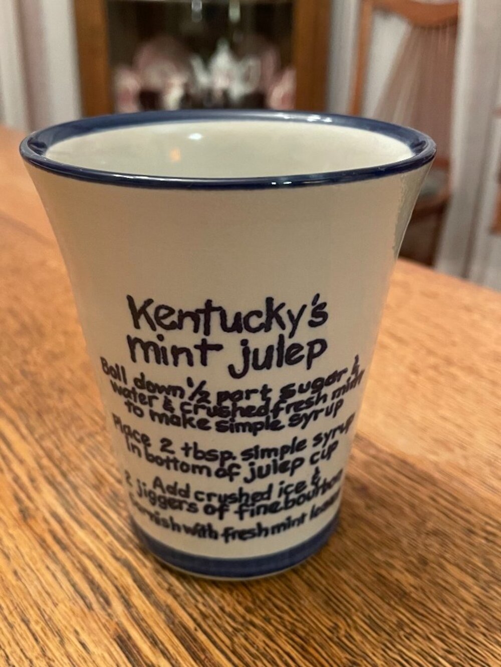 Mint Julep Recipe Julep Cup 12 ounces by Stoneware & Co.